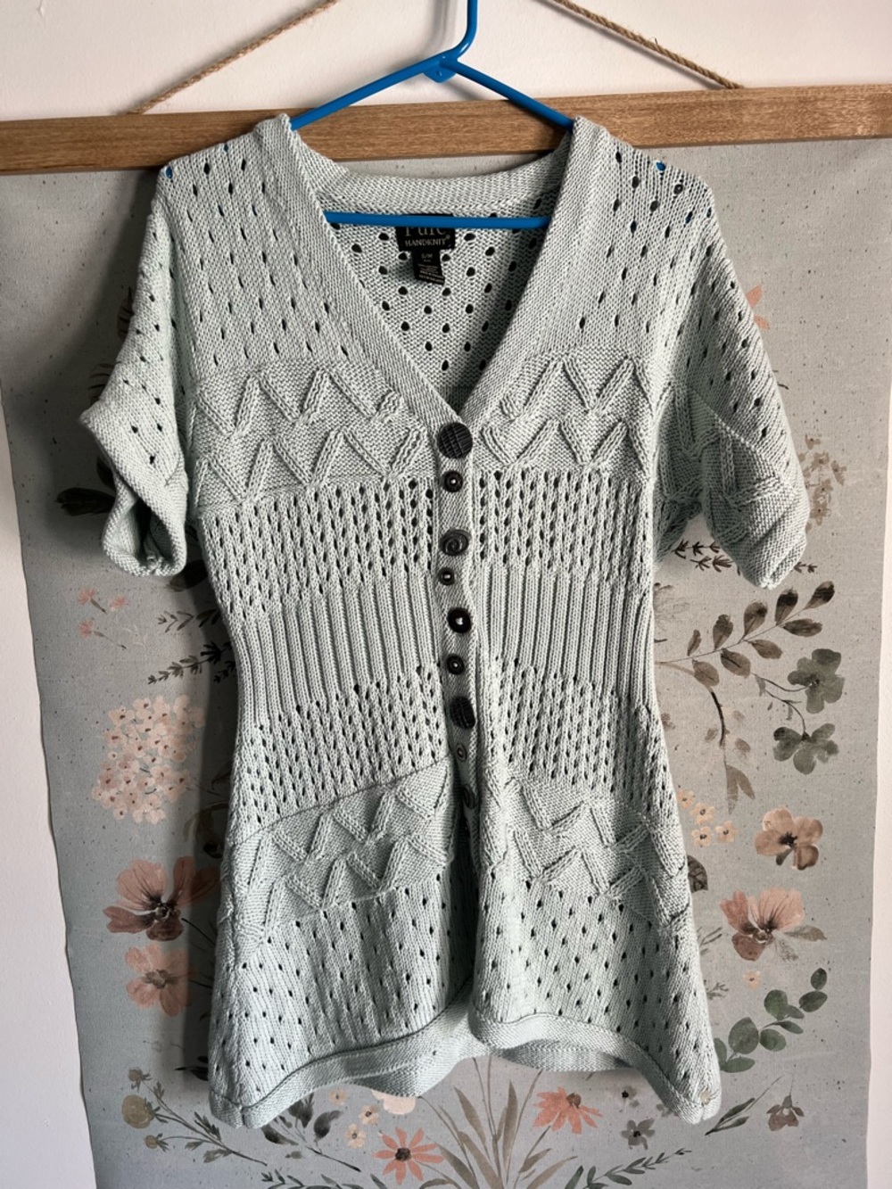 Y2K handmade knit top